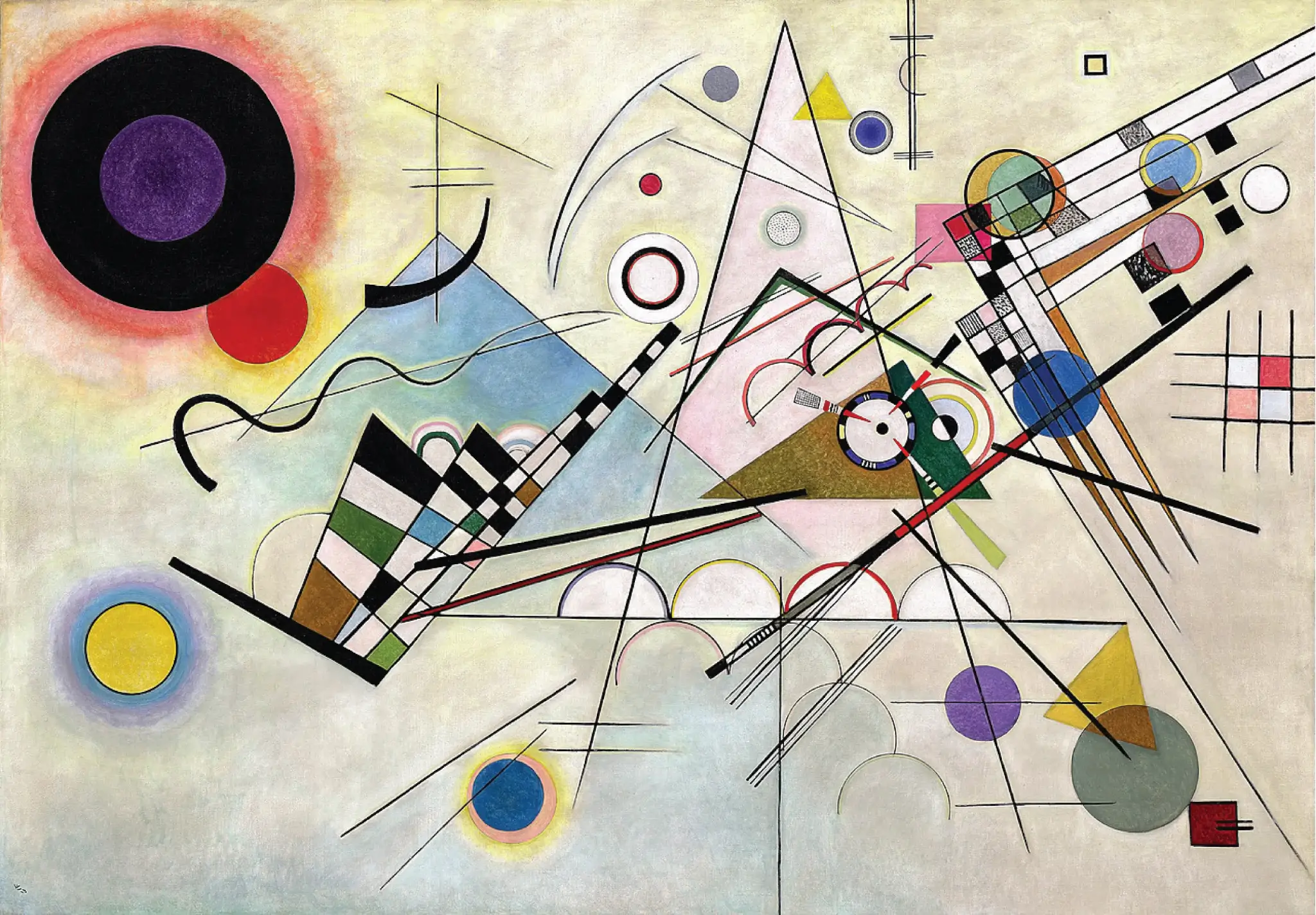 Vasily Kandinsky, Composition 8, July 1923